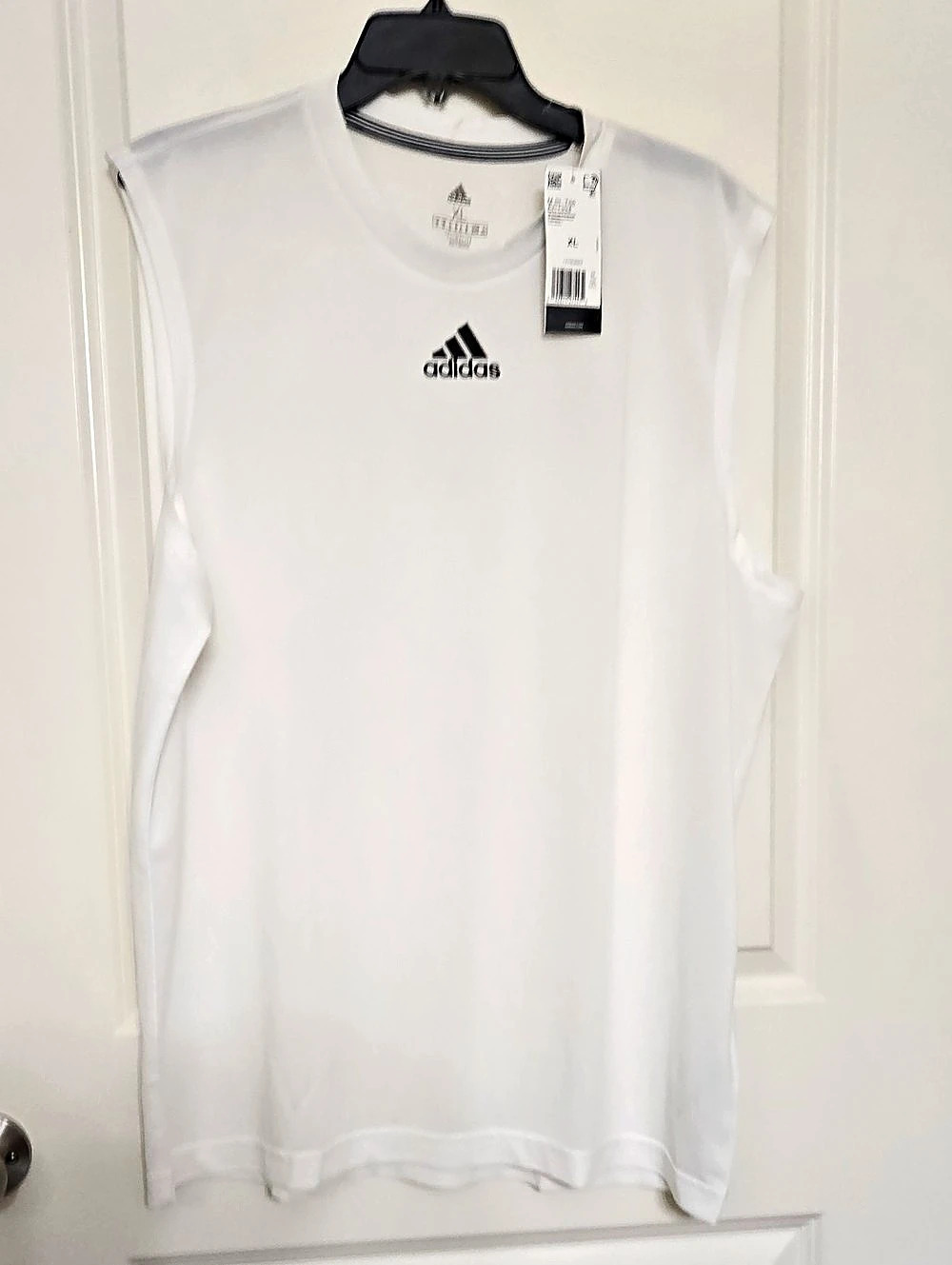 adidas M SL Tee Men's Tank Top White XL